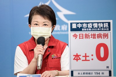 台中今本土、境外零確診 盧市長:寧嚴勿鬆、絕不輕忽