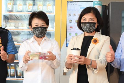 今(13)日市長盧秀燕受邀參加雲林縣政府舉辦的「雲林良品 閃耀金馬」農產精品上市行銷記者會