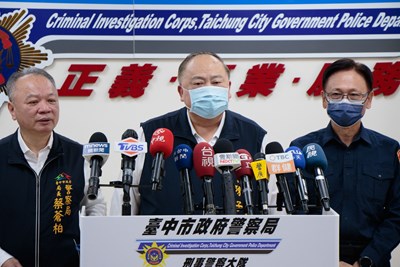 中市警破獲槍毒集團 陳副市長:每案必破